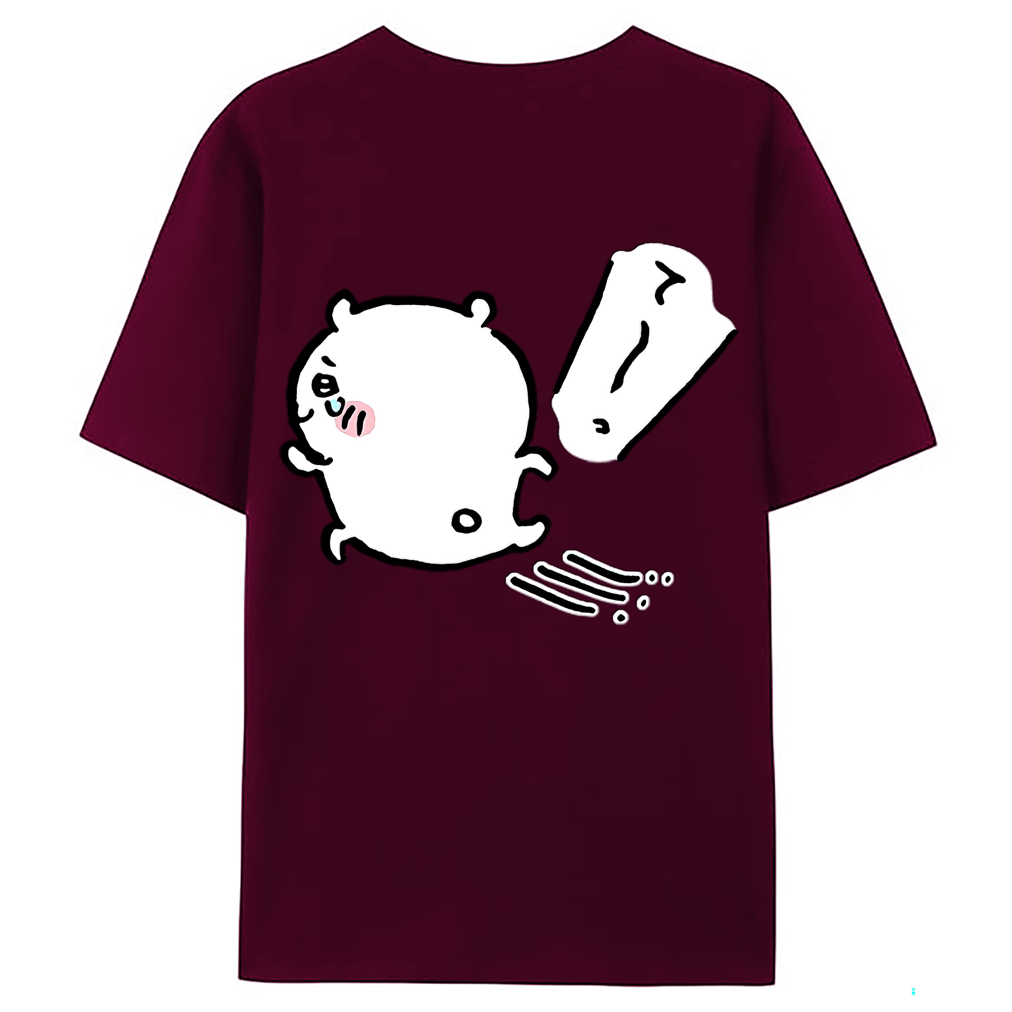 （画像用） ちいかわ ちいかわ Chii-kawa chiikawa レディース半袖Tシャツ(バックプリント)
